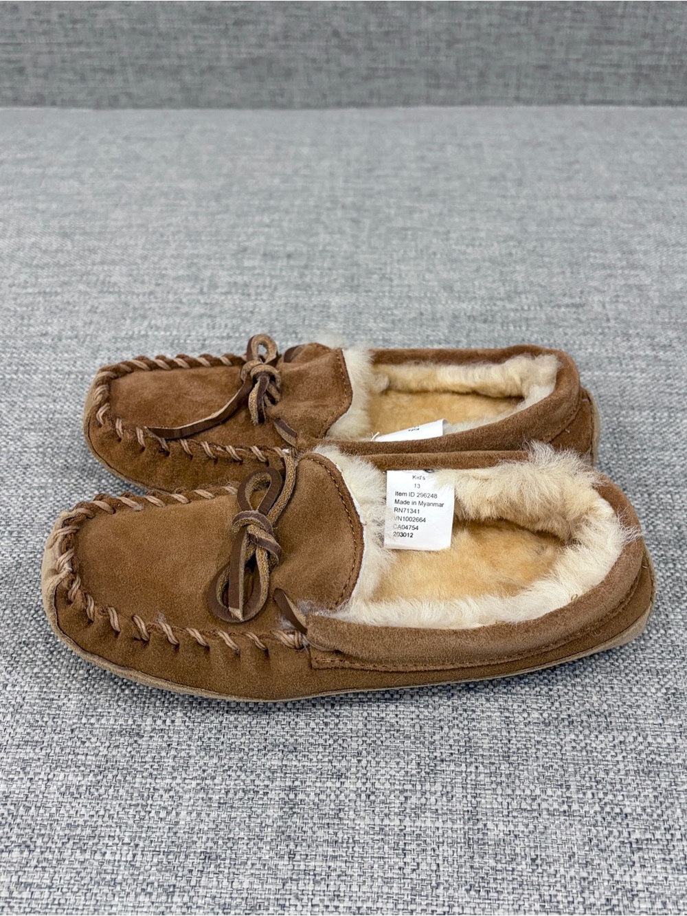 L.L. Bean size 13 Wicked Good Sheepskin Slippers NWOT